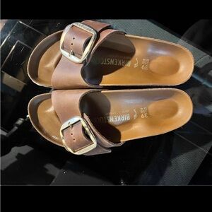 Birkenstock Madrid Cognac Big Buckle